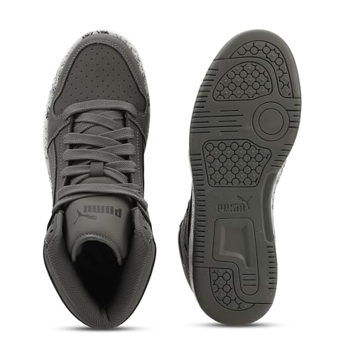 Image of PUMA Boys' Rebound Layup Mid Sneakers