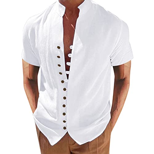 callmo Hemden Herren Langarm Langarmshirt Männer Sommer Top Shirt Kurzarm...