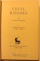 Cecil Rhodes B0006BT892 Book Cover