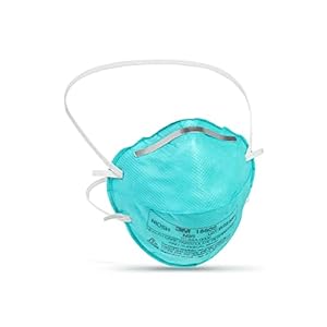 3M Health Care 1860S Particulate Respirator Mask Cone, Molded, Small (Pack of 120)