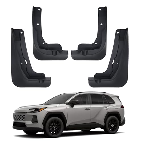 Image of Mud Flaps Compatible with 2026 2027 Toyota RAV4 Accessories Splash Guards All Weather Fender Guard Mudguards Sediment Protection No Need to Drill Holes