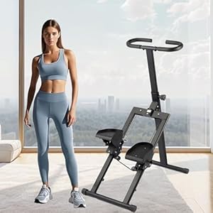 Trapklimmer Opvouwbaar Verticale Bergbeklimmer met Smart Display Stairmaster Fitnessapparaat met Verstelbare Stuur Pedalen Volledige Lichaamstraining Stepper voor Mannen Vrouwen Thuis Gym Kantoor