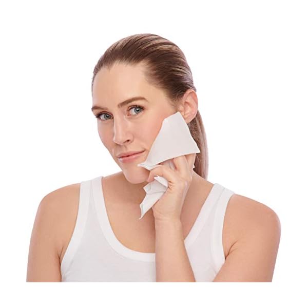 Simply Soft Premium Makeup Remover Towelettes 50 ct (2 - 25 Count Flip-top Packs), Fragrance-Free Makeup Wipes for Sensitive Skin, Hypoallergenic, pH Balanced Eye Makeup Remover Wipes, Face Wipes