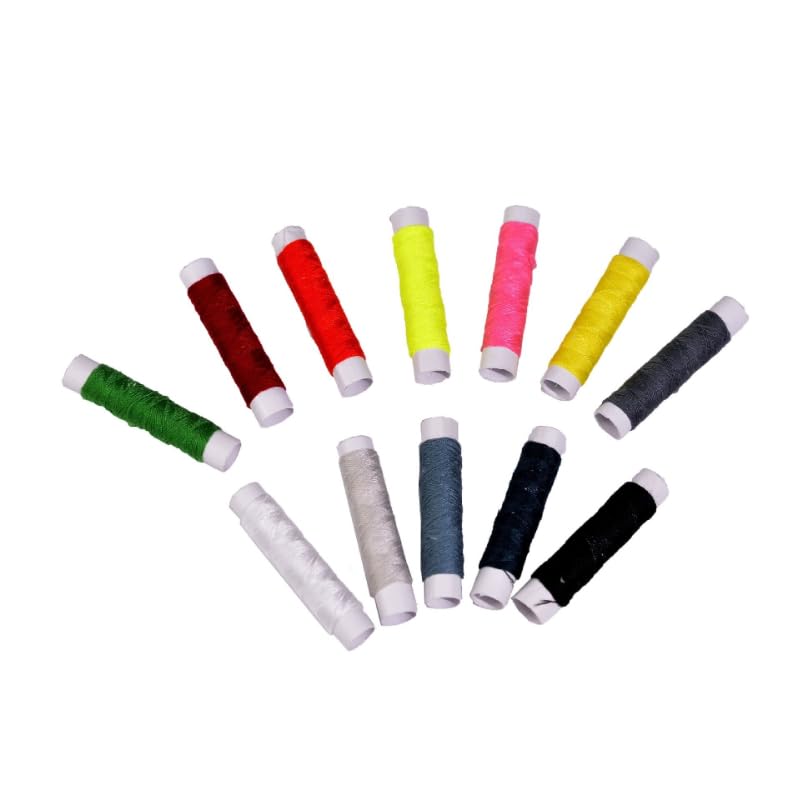 Hilo de coser de poliéster 12 colores surtidos miniatura 2