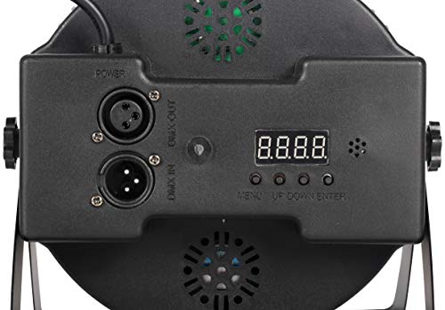 Canhão Refletor 36 Leds Par 64 Strobo de Luzes Rgb 36w Controle Dmx Iluminação Dj para Festa e Event