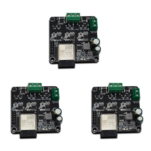Pyugxab 3X Módulo de Placa de Controlador de Motor Sin Escobillas ESP32 20A Módulo de Reequipamiento FOC Simple Inalámbrico WiFi Bluetooth