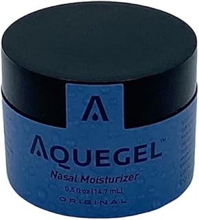 Aquegel Nasal Moisturizer (Original), 12-Hour Nasal Moisture Relief, Water Based Nose Gel, Nasal Moisturizer for Oxygen Therapy, Dry Nose, Nasal Dryness, Nosebleeds, Cannula, CPAP. Saline Nasal Gel