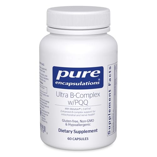 Pure Encapsulations Ultra B-Complex with PQQ | Vitamin B Supplement to Support Nerves Cells Methylation and Mitochondrial Health* | 60 Capsules