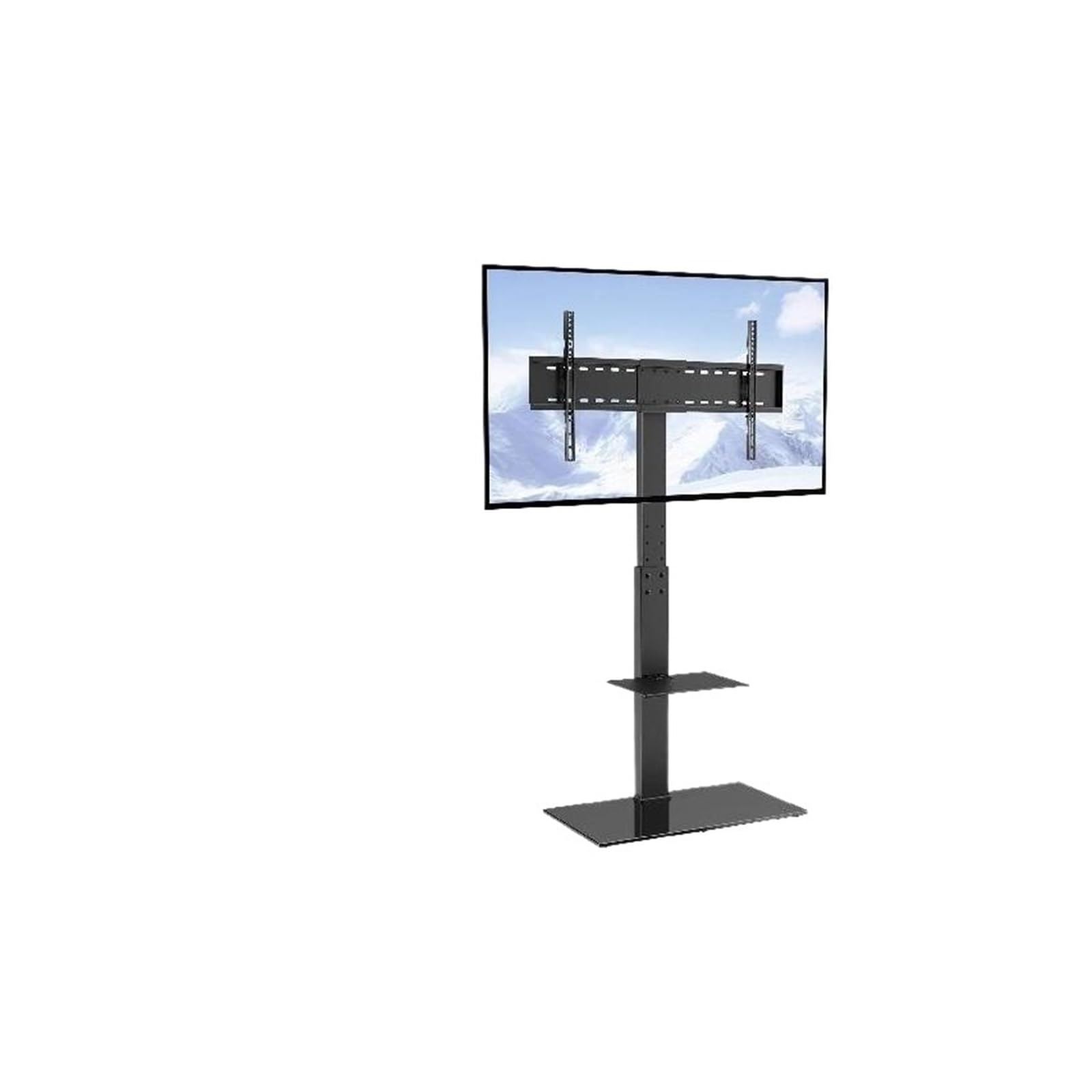 Meuble TV rotatif hauteur réglable portable compatible écran VESA 600x800mm