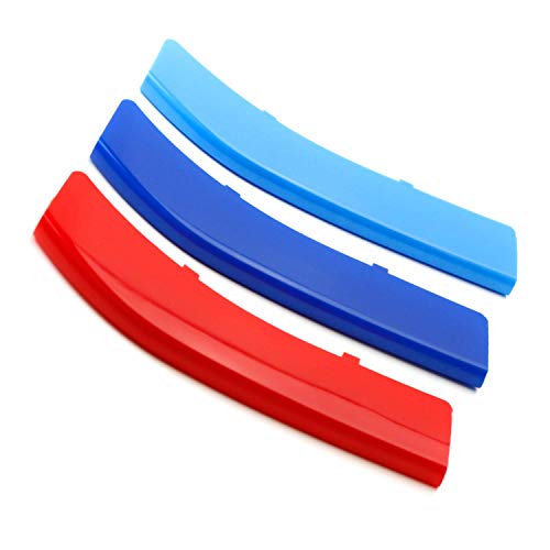 iJDMTOY Exact Fit ///M-Colored Grille Insert Trims Compatible With 2014-up BMW F32 4 Series 428i 435i 430i 440i etc w/ 11-Bean Standard Kidney Grille