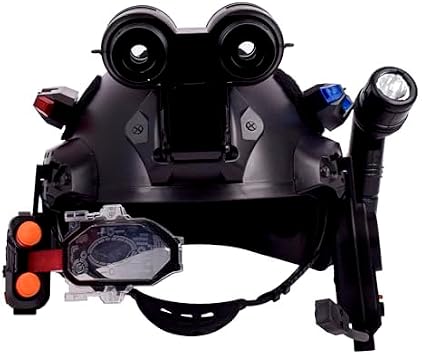 Sunny Days Entertainment Maxx Action Commando Helmet Includes 10 Accessories, Working Microphone, Detachable Flashlight, Foam Darts, Role Play Kids