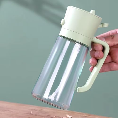 Image of MUAC Glass Oil and Vinegar Dispenser Bottle with Automatic Opening and Closing |Free Spot Measuring Oil Dispenser Bottle for Pouring Olive Oil, Vinegar, Soya Sauce (470 ml, Multicolor)