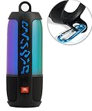 Easy to Carry Cover for JBL Pulse 3 Wireless Bluetooth IPX7 Waterproof Speaker by Alltravel, Tailor Made Portable Sound Through Design, Easy to go Super Strong Carabiner,