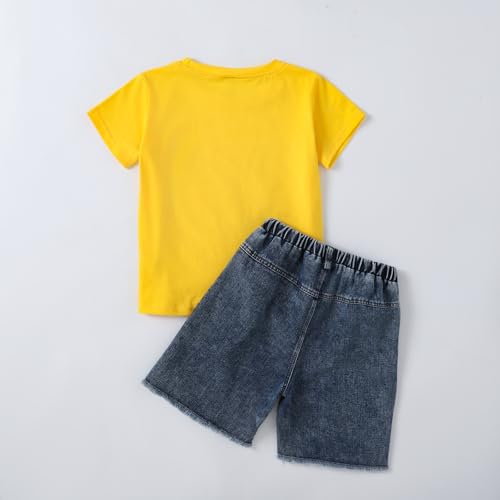 Image of 9-16Y Tween Girl Clothes 2 Piece Short Sleeve Heart Print Top and Shorts Teen Girl Summer Outfits Short Set