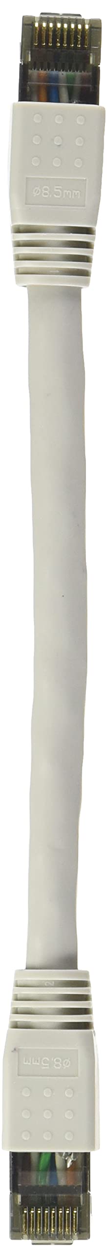 Cavo Ethernet Cat 8 da 0,2 m, grigio, 2 GHz, 40 G, 24 AWG, S/FTP, cavo patch schermato SFTP da 40 Gbps, 2000 MHz, resistente, ad alta velocità, cavo di rete LAN RJ45, da parete, esterno