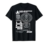 Star Trek: The Next Generation U.S.S. Enterprise Chart Tシャツ
