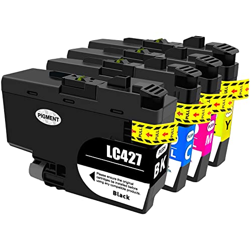 LC427 Ink Cartridges Compatible with Brother LC427 LC-427 XL Inkjet Cartridges Multi-Pack Standard Yield