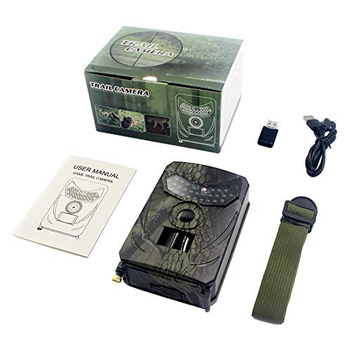 Caméra de chasse 12 MP et vidéo 1080p pour observation de la faune nocturne