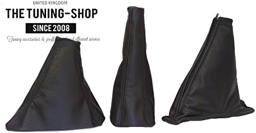 Miniatura 3 de Ltd Cambio automático de cuero negro para Toyota Land Cruiser J120 Lexus Gxj 120 2003-2009 + freno de mano + polaina alta y baja