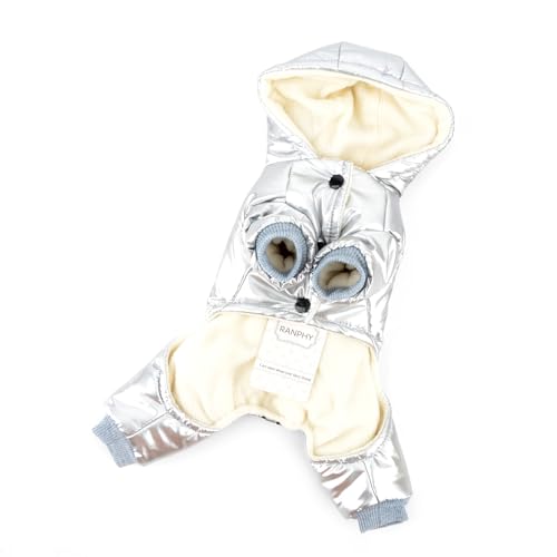 Ranphy Cappotto per cani foderato in pile con