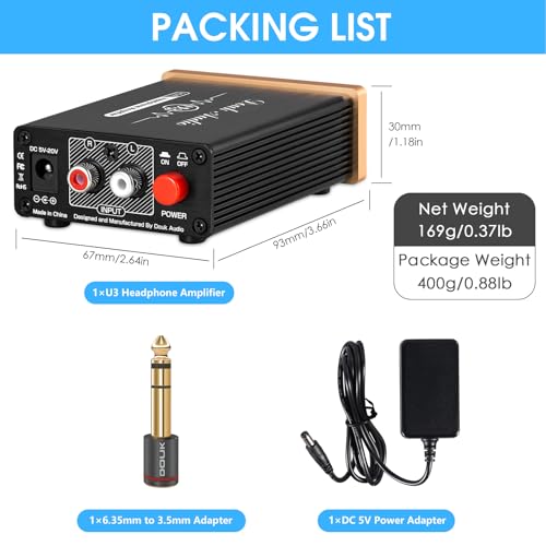 Douk Audio U3 Mini wzmacniacz słuchawkowy stereo Klasa A