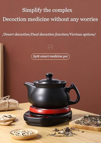 Electric Cooker for Herbal Mcine, Multifunctional Ceramic Automatic Kettle for Chinese Mcine