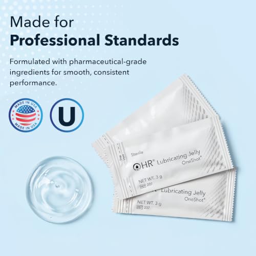 Image of HR Pharmaceuticals 207 One Shot Lubricating Jelly, 3 Gram, Pack of 864