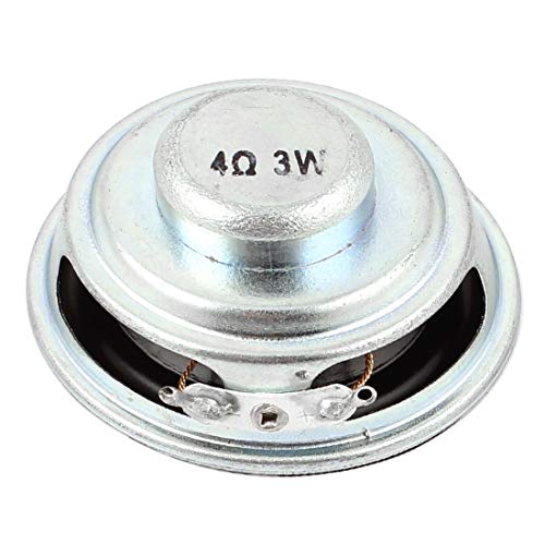 New Lon0167 �}���`���f�B�A3W 3���b�g4�I�[��50mm Dia�A���~�j�E���������΂̃X�s�[�J�[(Multimedia 3W 3 Watt 4 Ohm 50 mn Durchmesser Aluminium Interner Magnetlau