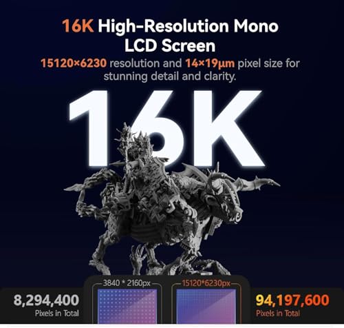 Image of 3IDEA CR Halot X1 16K Resin 3D Printer - 10.1 inch Monochrome LCD, 211.68 x 118.37 x 200 mm Build Volume, Leveling-Free, High-Speed Printing up to 170 mm /h, Wi-Fi Connectivity