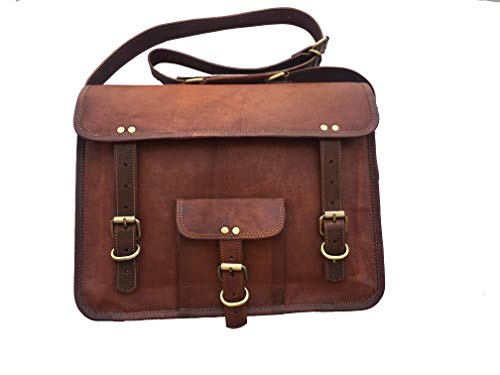 See full amazon price history chart for AURA CREATIONS Laptop 15 Inch Front Pocket Vintage Mens Brown Handmade Leather Briefcase Best Laptop Messenger Bag Satchel Original Leather Bag Goat leather laptop bag brown Unisex Handmade AURA CREATIONS Laptop 15 Inch Front Pocket Vintage Mens Brown Handmade Leather Briefcase Best Laptop Messenger Bag Satchel Original Leather Bag Goat leather laptop bag brown Unisex Handmade (B07GCR9XVB) Amazon Price History, Amazon Price Tracker