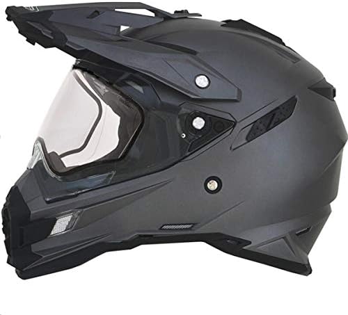 AFX FX-41DS Solid Mens Snow Helmets - Gray - Large
