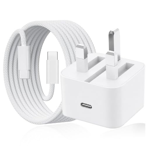 AirPods 20W Charger for AirPods 4 Airpod Pro 3(3rd generation) Pro 2(2nd gen) Airpod Max 2 Charging Cord USB C to USB C Woven Cable for iPhone 17/17E/16E/16/15 17 16 15 Por Max Air Power Adapter