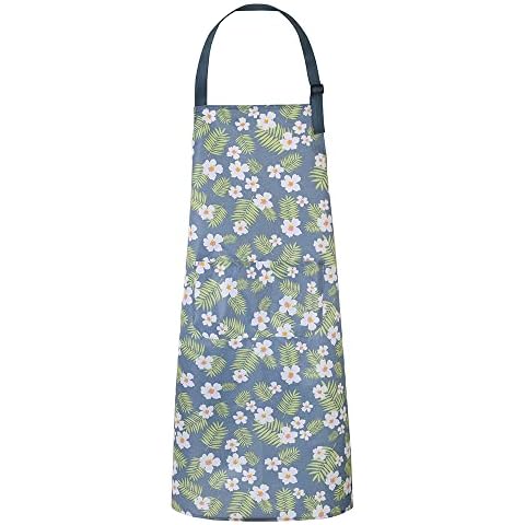 Apron for Women Men with 2 Pockets Adjustable Waterproof Bib Aprons for Kitchen Cooking Chef Cover