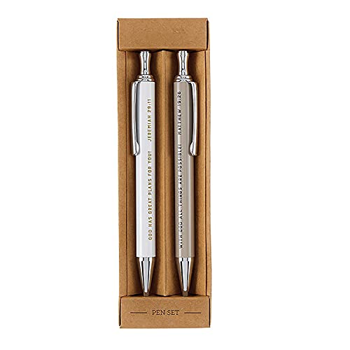Carnet rigide et stylos de papeterie fine avec messages de motivation
