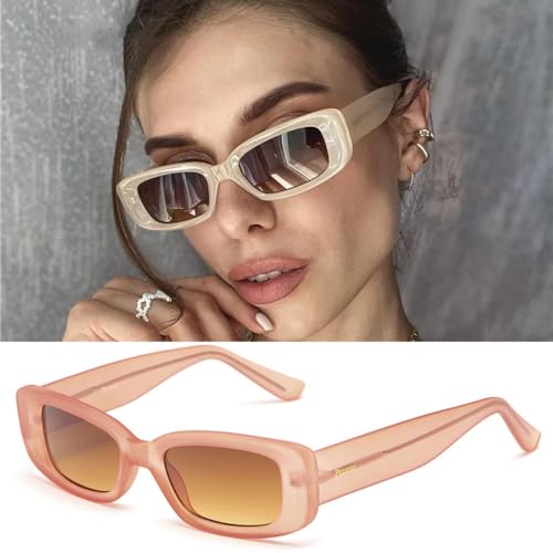 Lunettes de soleil rectangle protégeant vos yeux avec style vintage