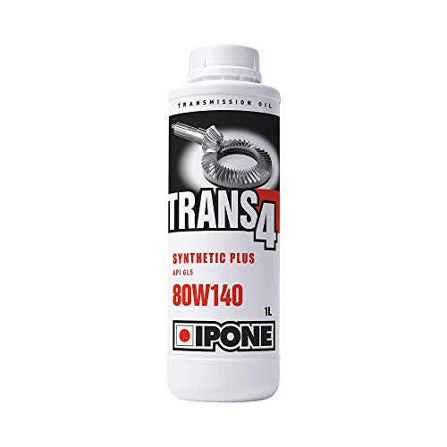 IPONE – Huile de Boîte de Pont Moto - Bidon 1 Litre – Trans 4 80W140 – Semi-Synthétique - Haute Performance – Formulation renforcée en additifs -...
