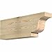 Ekena Millwork RFT06X12X36NEW00RDF Newport Rough Sawn Rustic Wood Rafter Tails