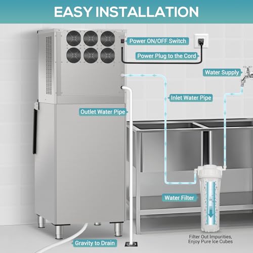 Commercial ice maker machine
