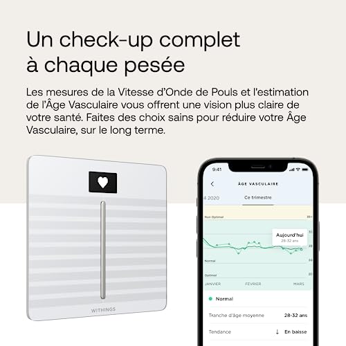 Withings Body Cardio - Balance connectée WIFI et Bluetooth...