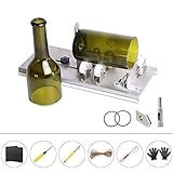 Ideal para cortar cristal redondo: botellas de cerveza, vino, botellas de cristal, botellas de bebidas, como vodka, whisky, Martell, Hennessy, Brandy, Champagner, Perrier. Cuello de la botella también es Ok