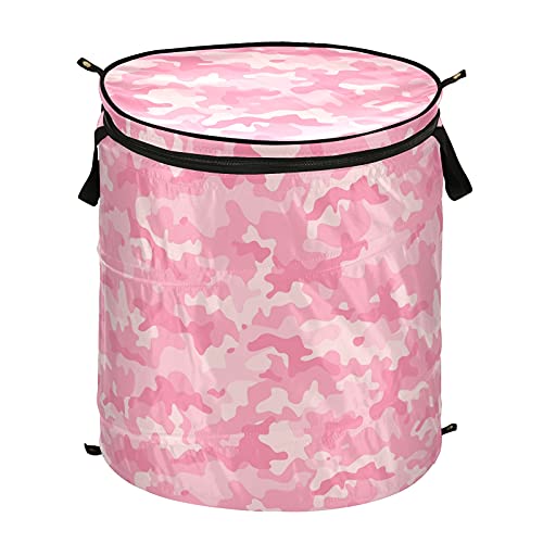 Xigua Camouflage Laundry Basket Collapsible Round Storage Bin With Handles For Kids Room Organizer Toy Storage Nursery Hamper #TOP15