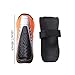 DYNWAVE Soccer Shin Guards for Kids Adults, Protective Soccer Shin Pads Equipment - Football Gear for Men Women, Teens, Orange 19 cm