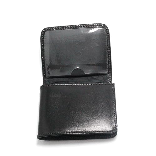 Mini Carteira Masculina Couro Legítimo Fechamento Em Zíper (Preto)