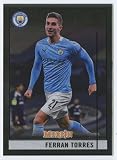 2020-21 TOPPS MERLIN CHROME UEFA #23 FERRAN TORRES MANCHESTER CITY FC SOCCER OFFICIAL TRADING CARD OF SOCCER