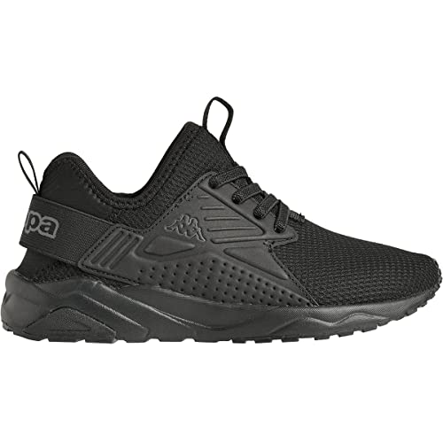 Kappa SAN Puerto Lace JR Trainers Black/Blue,35