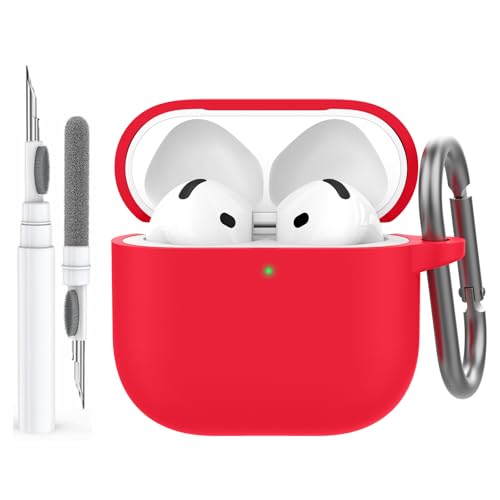AhaStyle AirPods 4 P[X Jo[ (2024) \tgVR[ AirPods 4 P[X N[jOLbgt Apple AirPods 4p t{fB ϏՌJo[ XL USB-C[dP[X CX[dΉ