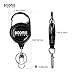 Booms Fishing RG1 Fly Fishing Zinger Retractor - Retractable Tether 3pcs Black