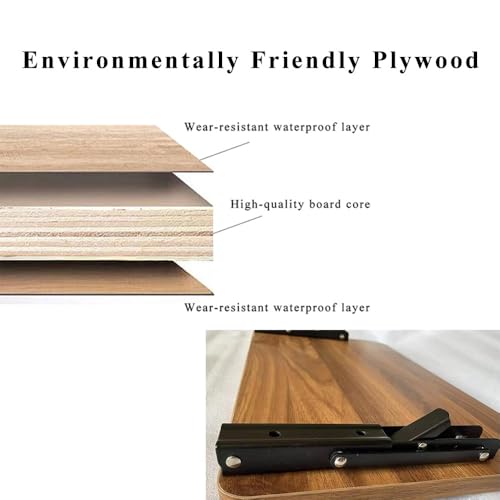 Table murale pliante flottante pour optimiser l'espace des petites pièces - 7
