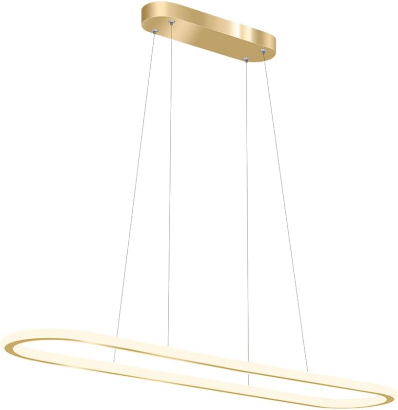 Creative Kitchen Island Light, Lampe À Suspension Linéaire En Métal Avec Abat-Jour En Acrylique Iris, Lampes À Suspension À Led Modernes, Longs Lustres Minimalistes Pour Îlot De Cuisine L/Whit