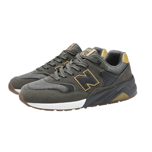 Couple Sports Shoes Low Cut Lightweight Casual Breathable Anti Slip wear Resistant mesh Running Shoes (Khaki,5.5)